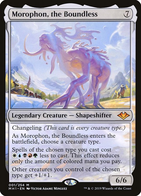 Morophon, the Boundless - Modern Horizons Mythic Card