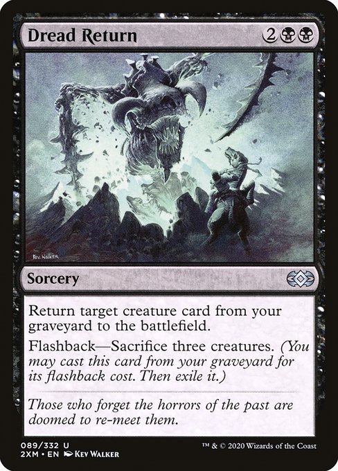 Dread Return - Double Masters Uncommon Card