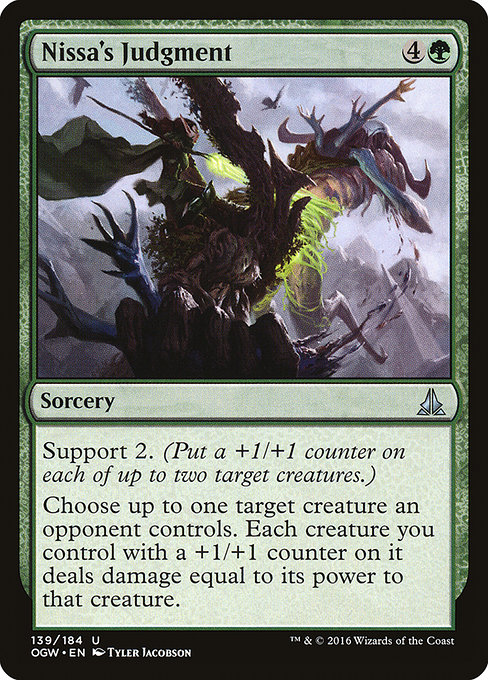 Nissa's Judgment - Oath of the Gatewatch Uncommon Card