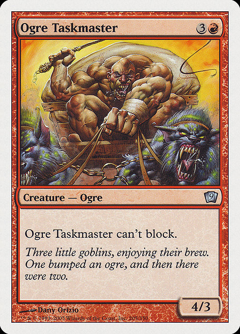 Ogre Taskmaster - Ninth Edition Uncommon Card