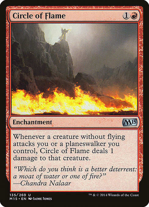 Circle of Flame - Magic 2015 Uncommon Card