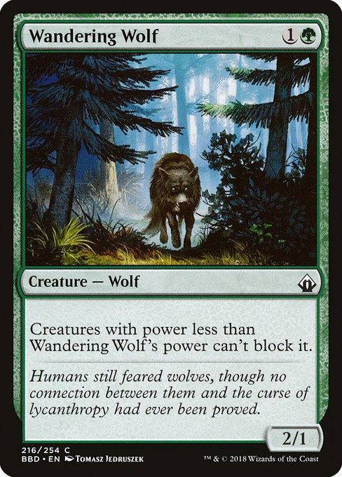Wandering Wolf - Battlebond Common Card