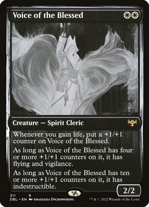 Voice of the Blessed - Innistrad: Double Feature Rare Card