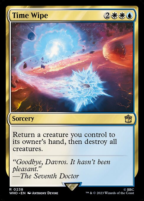 Time Wipe - Doctor Who Rare Card