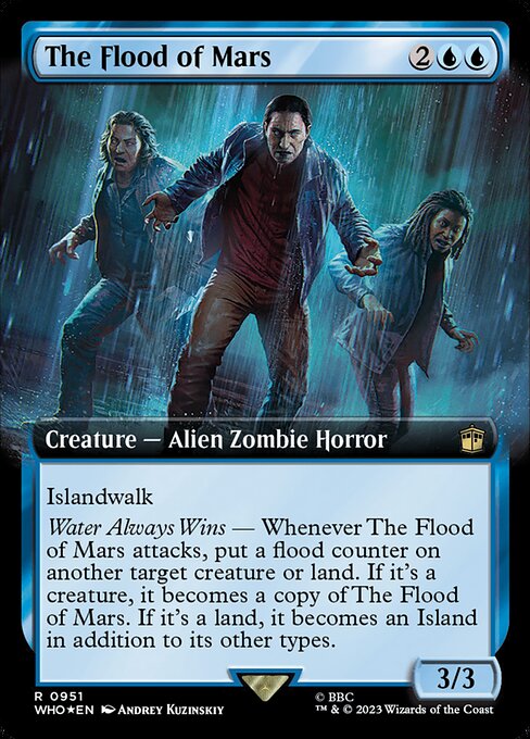 The Flood of Mars - Doctor Who Rare Card