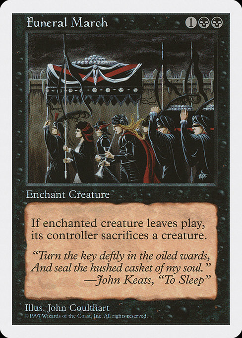 Funeral March - Fifth Edition Common Card