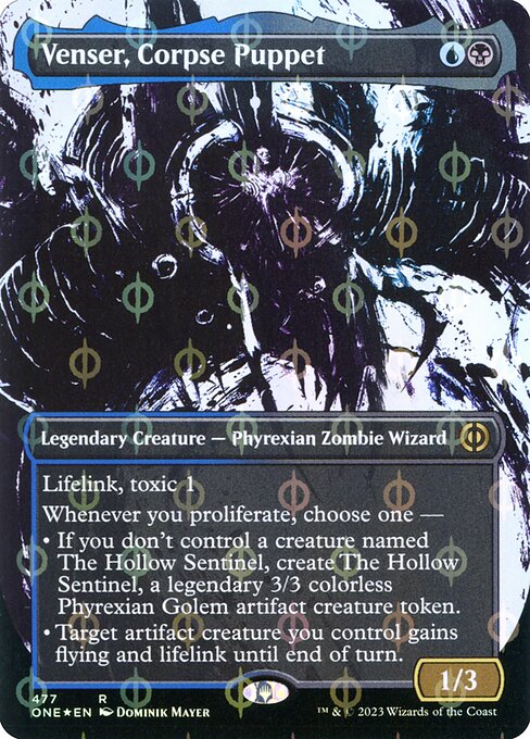 Venser, Corpse Puppet - Phyrexia: All Will Be One Rare Card