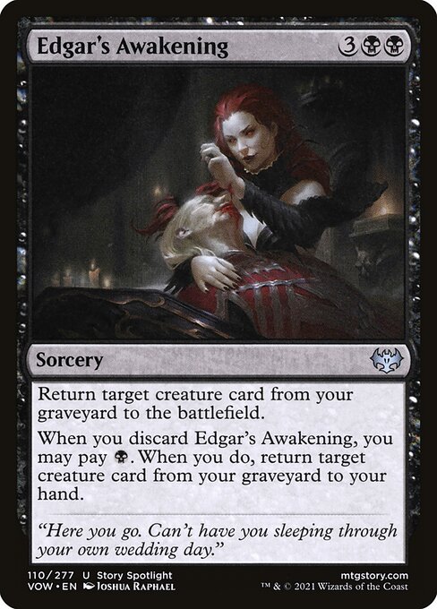 Edgar's Awakening - Innistrad: Crimson Vow Uncommon Card