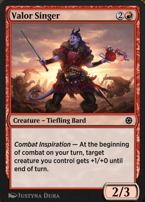 Valor Singer - Alchemy Horizons: Baldur's Gate Common Card