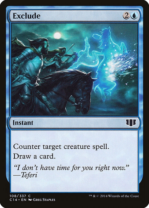 Exclude - Commander 2014 Common Card