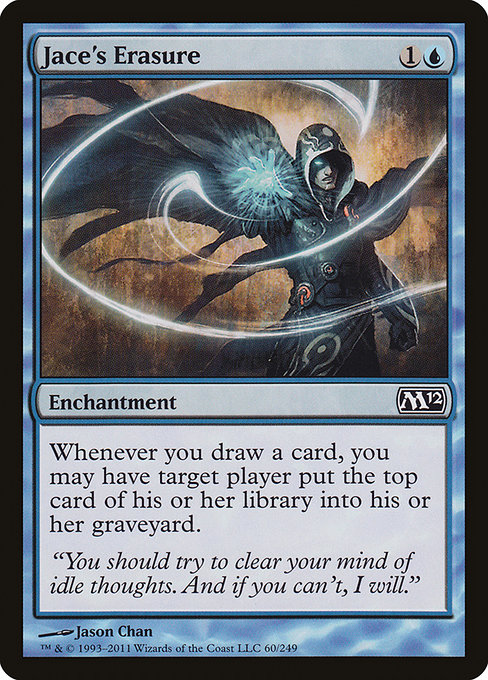 Jace's Erasure - Magic 2012 Common Card