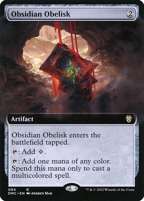 Obsidian Obelisk - Dominaria United Commander Rare Card