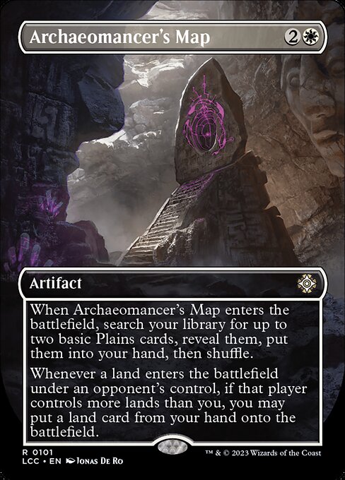 Archaeomancer's Map - The Lost Caverns of Ixalan Commander Rare Card