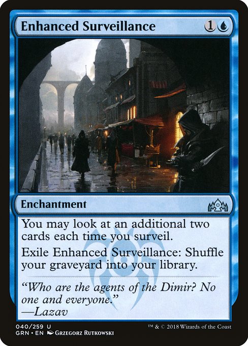 Enhanced Surveillance - Guilds of Ravnica Uncommon Card