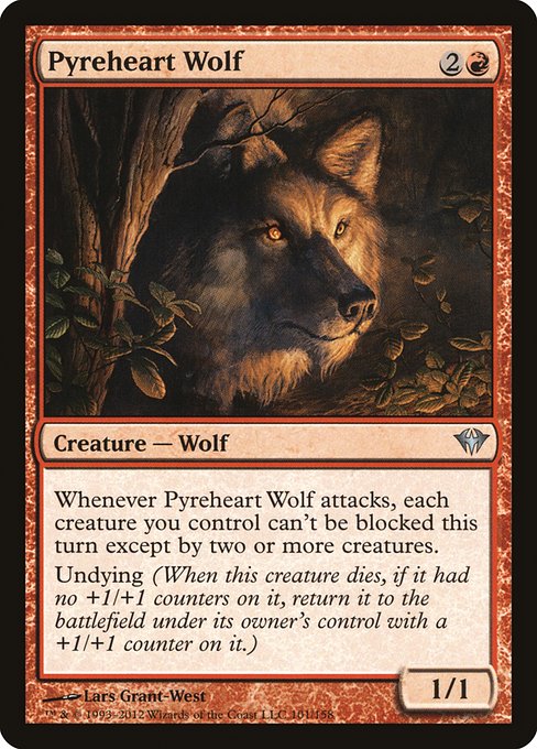 Pyreheart Wolf - Dark Ascension Uncommon Card