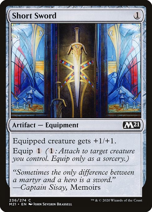 Short Sword - Core Set 2021 Common Card
