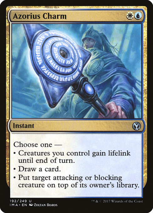 Azorius Charm - Iconic Masters Uncommon Card