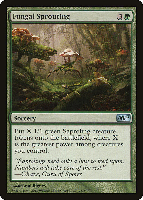 Fungal Sprouting - Magic 2013 Uncommon Card