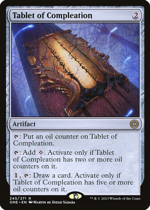 Tablet of Compleation - Phyrexia: All Will Be One Rare Card