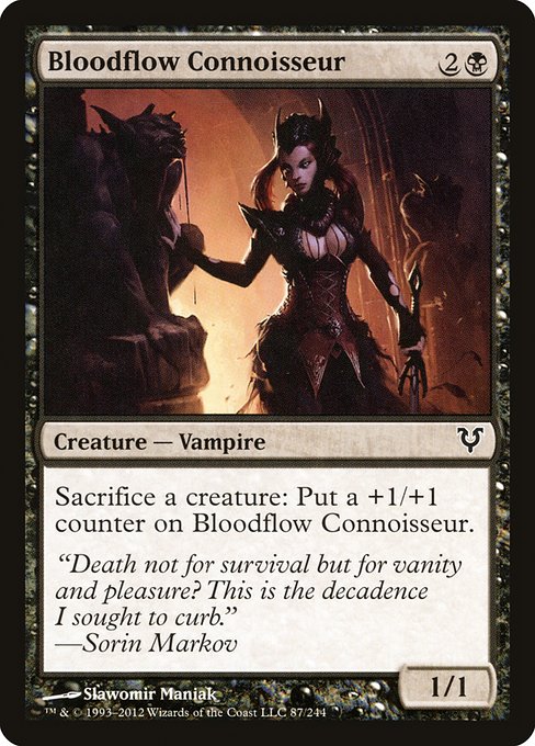 Bloodflow Connoisseur - Avacyn Restored Common Card