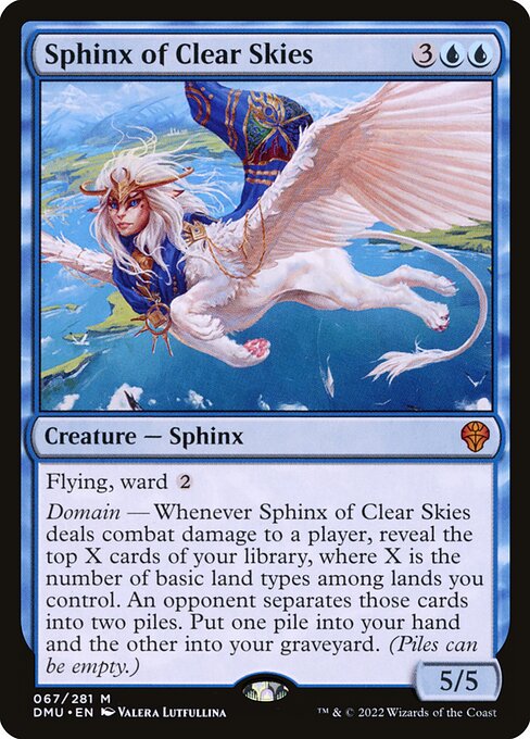 Sphinx of Clear Skies - Dominaria United Mythic Card