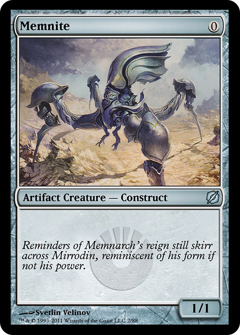 Memnite - Duel Decks: Mirrodin Pure vs. New Phyrexia Uncommon Card