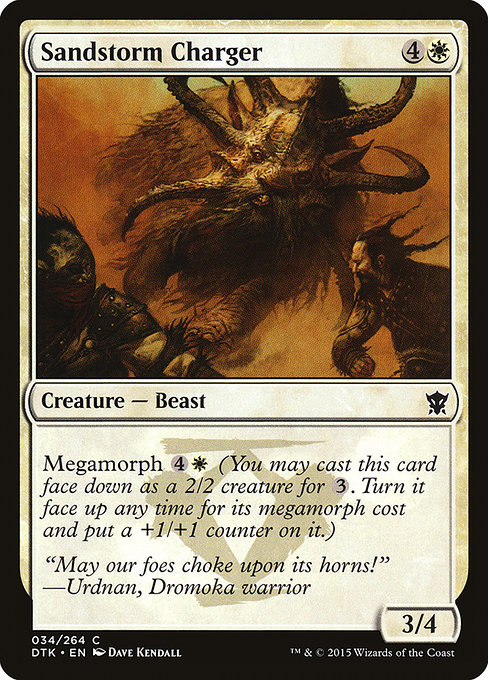 Sandstorm Charger - Dragons of Tarkir Common Card