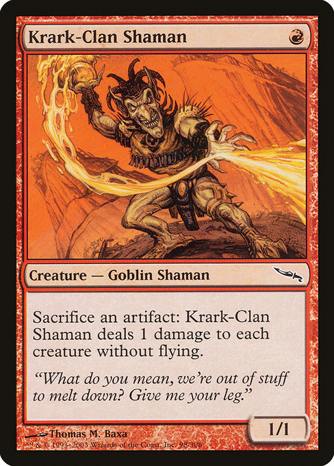 Krark-Clan Shaman - Mirrodin Common Card