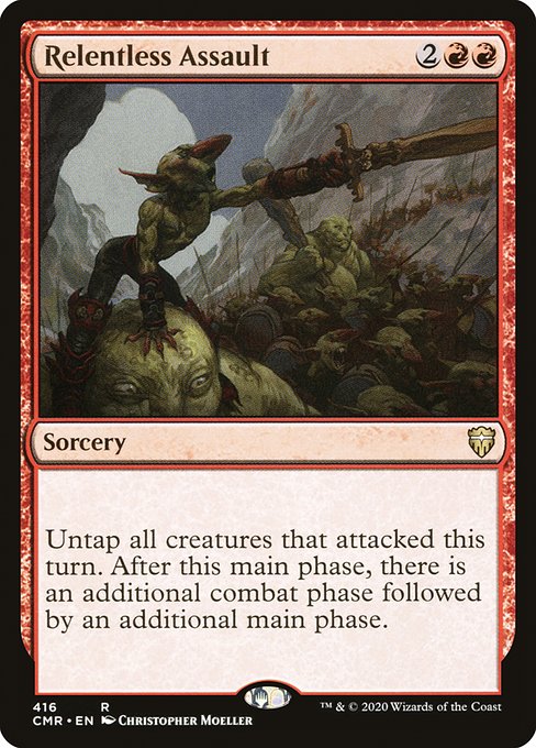 Relentless Assault - Commander Legends Rare Card