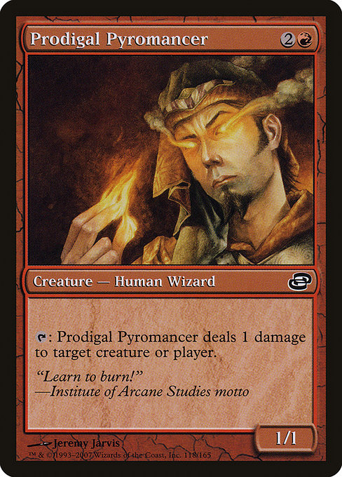 Prodigal Pyromancer - Planar Chaos Common Card