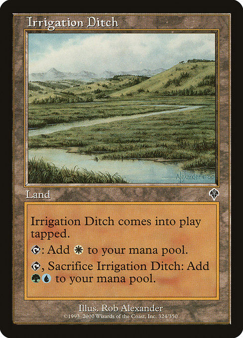 Irrigation Ditch - Invasion Common Card
