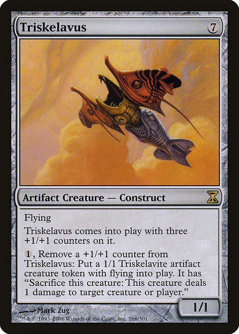 Triskelavus - Time Spiral Rare Card