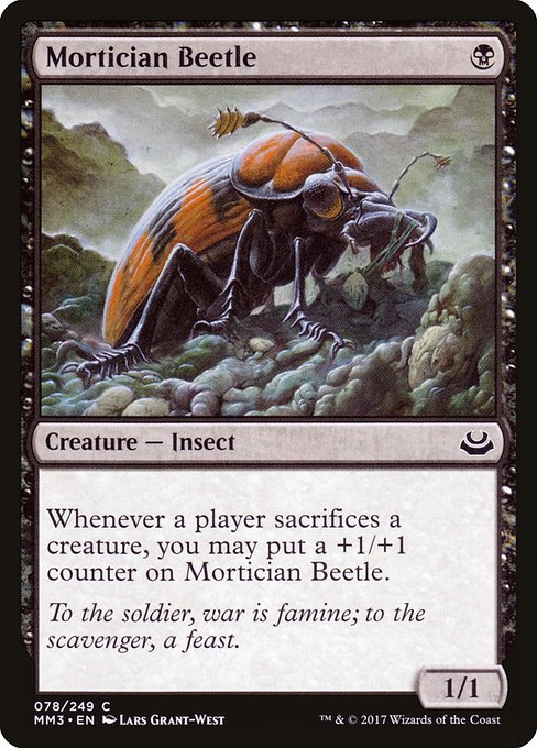 Mortician Beetle - Modern Masters 2017 Common Card