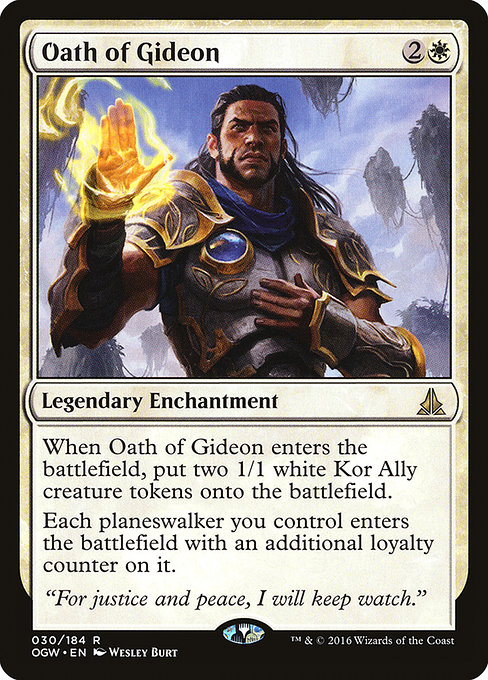Oath of Gideon - Oath of the Gatewatch Rare Card