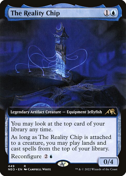 The Reality Chip - Kamigawa: Neon Dynasty Rare Card