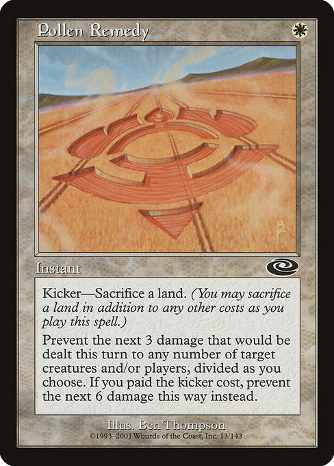 Pollen Remedy - Planeshift Common Card