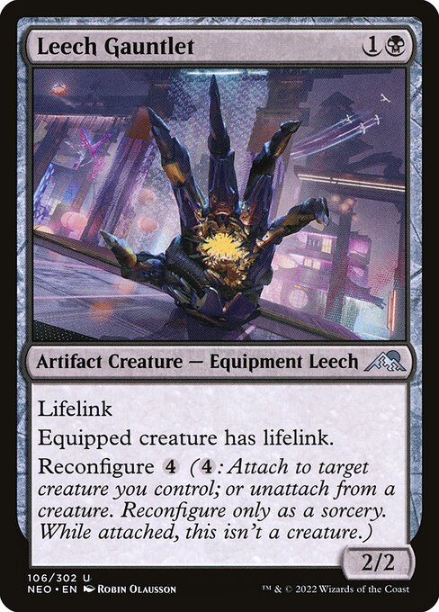 Leech Gauntlet - Kamigawa: Neon Dynasty Uncommon Card
