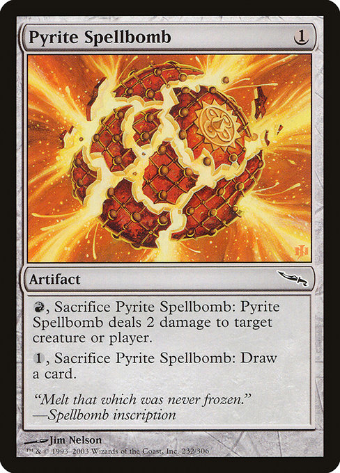 Pyrite Spellbomb - Mirrodin Common Card
