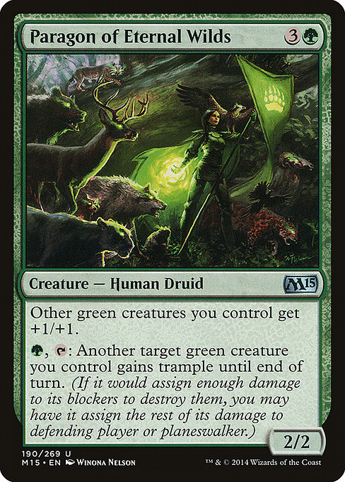 Paragon of Eternal Wilds - Magic 2015 Uncommon Card