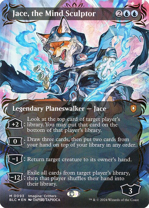 Jace, the Mind Sculptor - Bloomburrow Commander Mythic Card