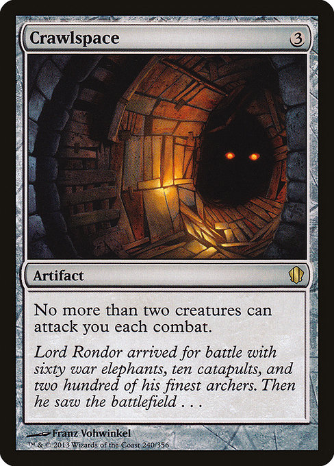 Crawlspace - Commander 2013 Rare Card