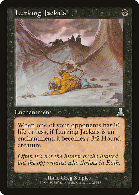 Lurking Jackals - Urza's Destiny Uncommon Card