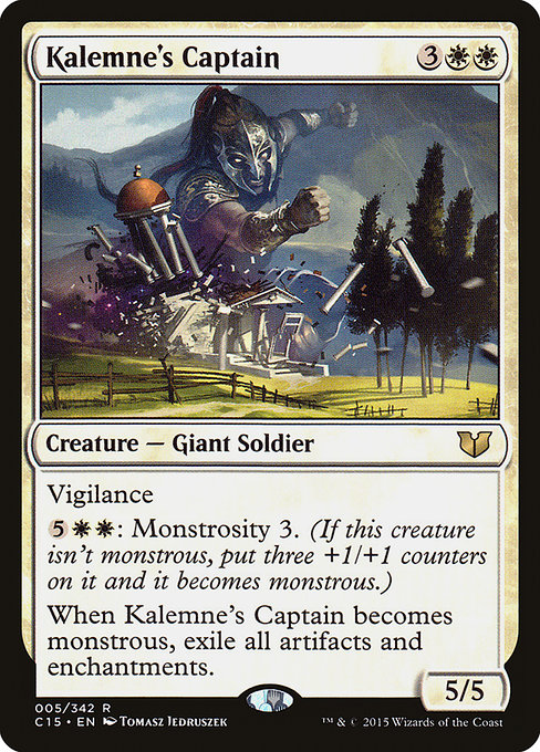 Kalemne's Captain - Commander 2015 Rare Card