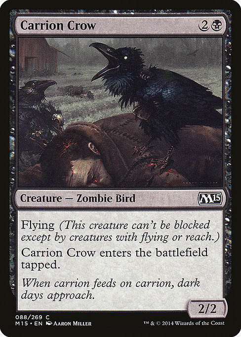 Carrion Crow - Magic 2015 Common Card
