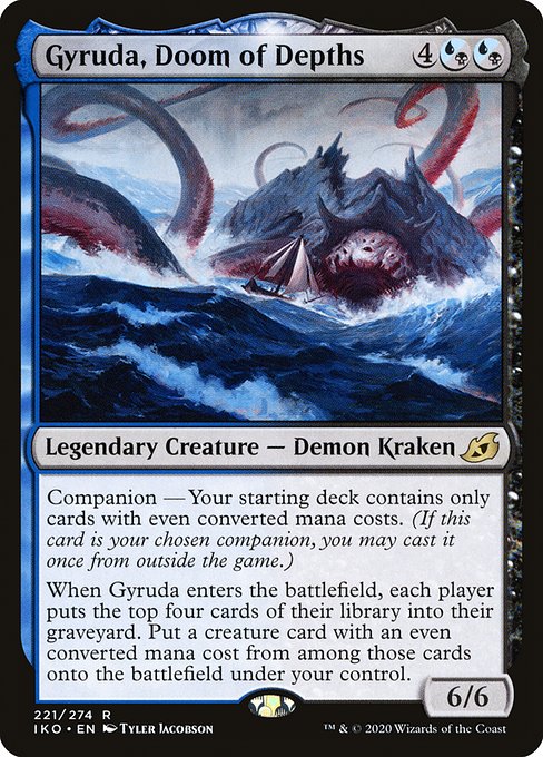 Gyruda, Doom of Depths - Ikoria: Lair of Behemoths Rare Card