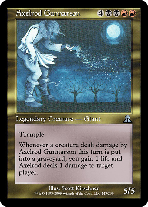 Axelrod Gunnarson - Masters Edition III Uncommon Card