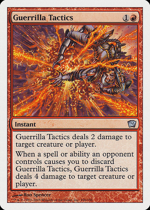 Guerrilla Tactics - Ninth Edition Uncommon Card