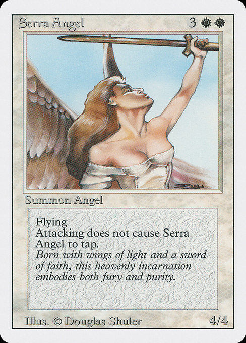 Serra Angel - Revised Edition Uncommon Card