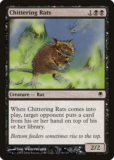Chittering Rats - Darksteel Common Card
