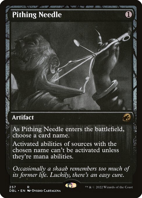 Pithing Needle - Innistrad: Double Feature Rare Card